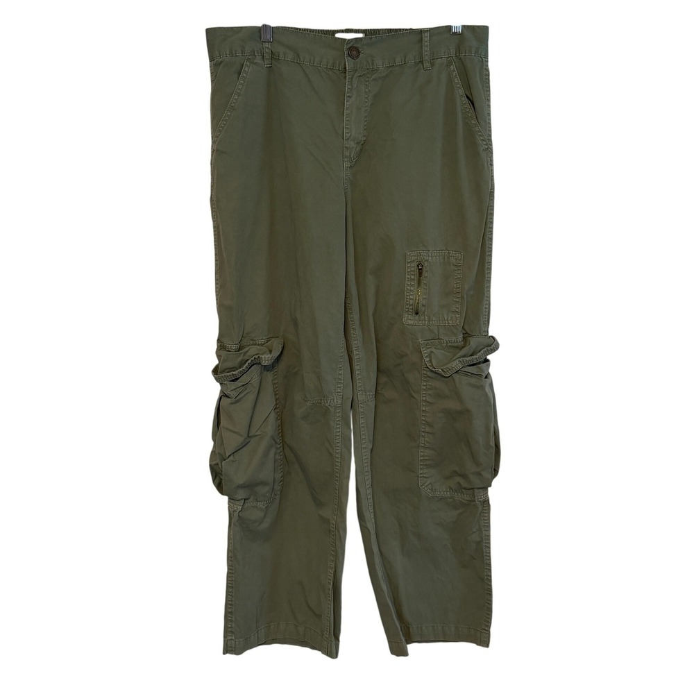 BDG Cargo Pants Urban Outfitters Utility 12 Olive Green Womens Y2K Gorpcore